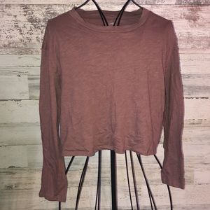 PINK Victoria's Secret Dusty Rose Long Sleeve Tee